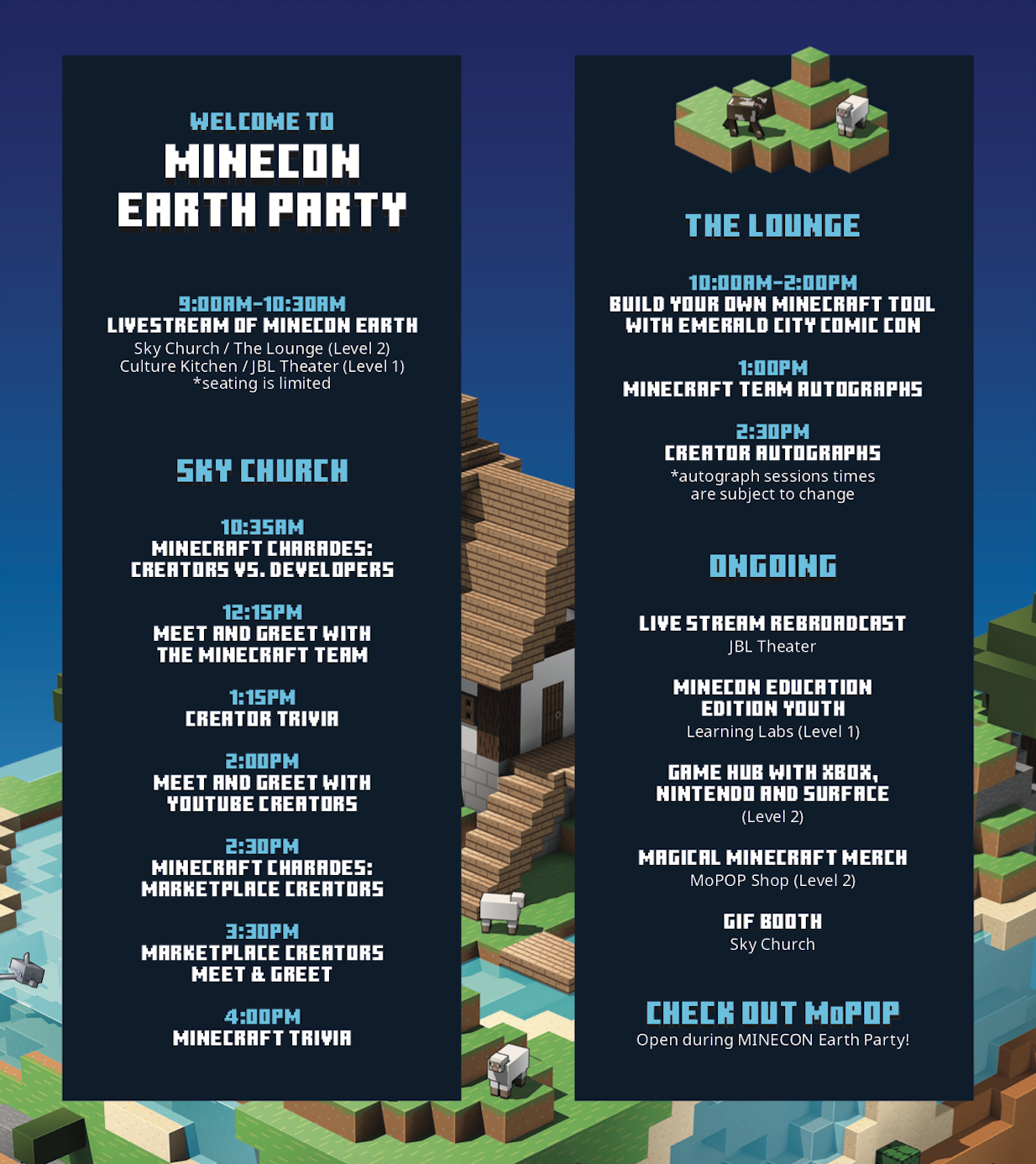 MINECON_Earth_Program_2018 MINECON Earth Program